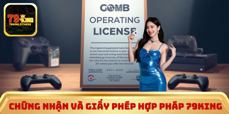 Hệ thống chứng nhận và giấy phép hợp pháp của 79King 