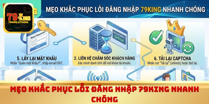 Mẹo khắc phục lỗi đăng nhập 79King nhanh chóng