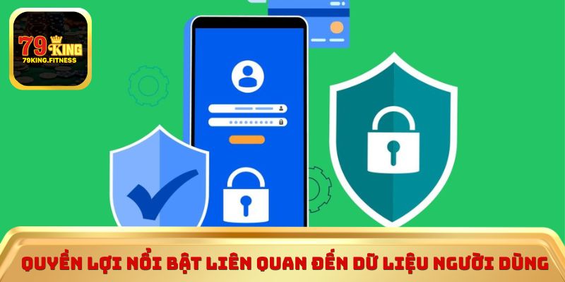 Quyền lợi nổi bật liên quan đến dữ liệu người dùng