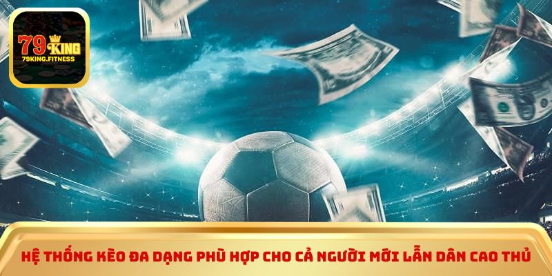 Hệ thống kèo đa dạng phù hợp cho cả người mới lẫn dân cao thủ