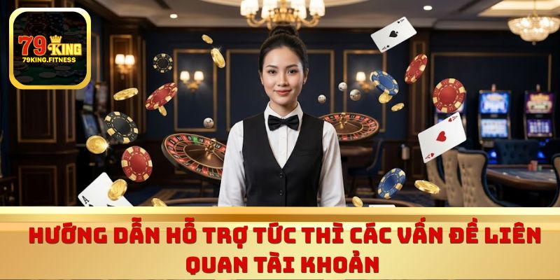 Hướng dẫn hỗ trợ tức thì các vấn đề liên quan tài khoản 
