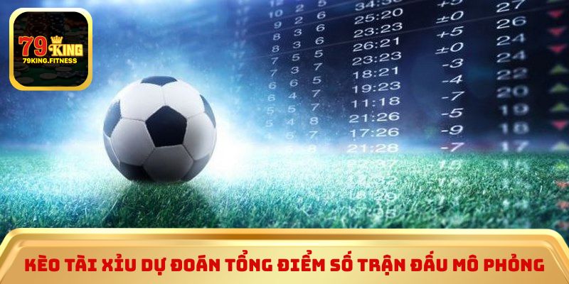 Kèo Tài Xỉu dự đoán tổng điểm số trận đấu mô phỏng